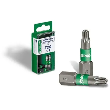 SPAX BLISTER(5 ST) NIEUW BIT 1/4" TORX T10 LENGTE 50MM