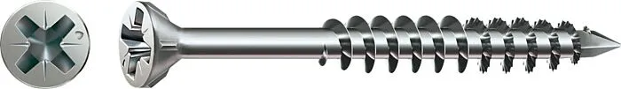Spax glaslatschroef r.v.s. a2, 3,5 x 40 z 2 á 200 deeldraad