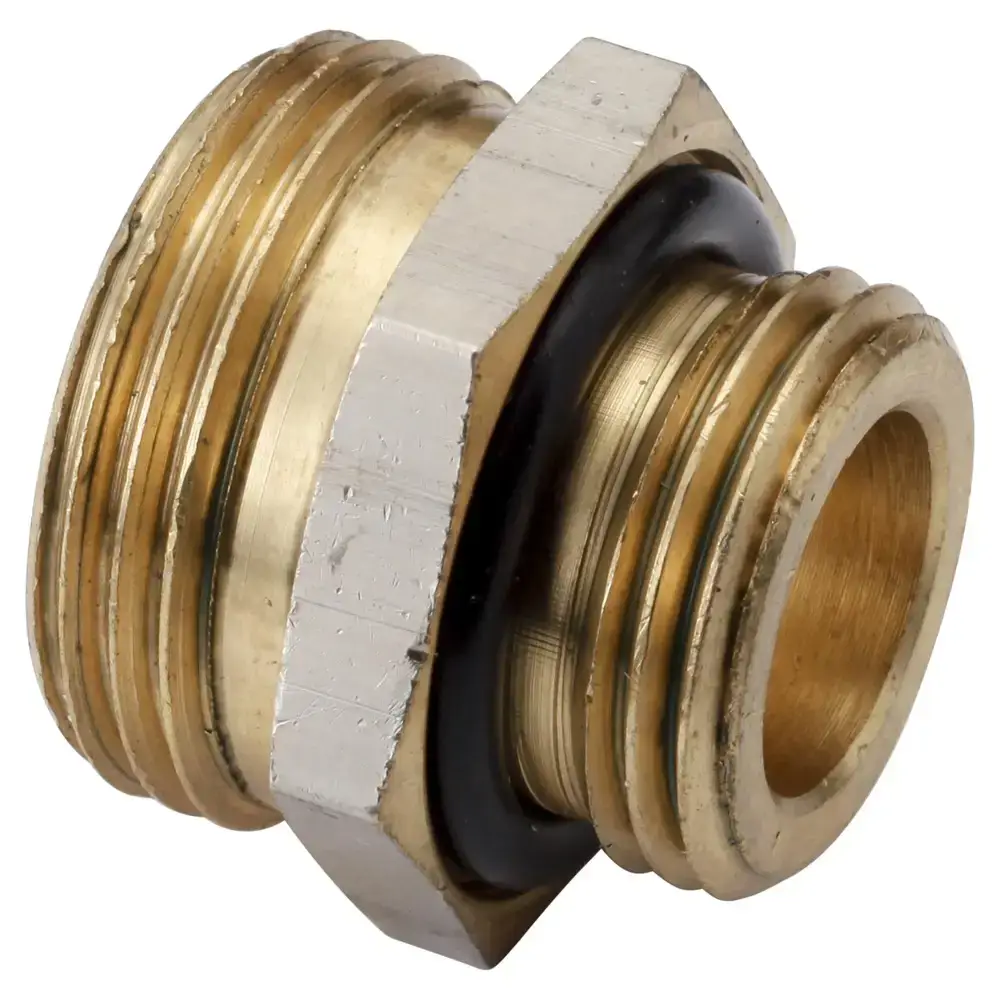 Viega Pexfit Draadverloopnippel brons/vernikkeld 1/2''x3/4'' EU